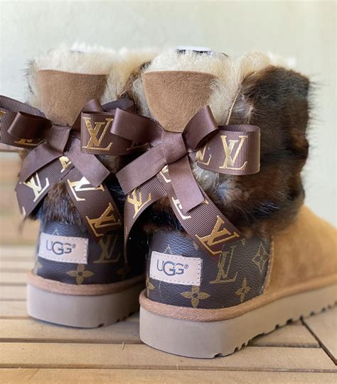 louis vuitton x ugg|Louis Vuitton UGG boots real.